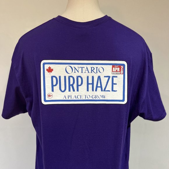 canna.apparel “Purple Haze” Unisex T-Shirt - Picture 1 of 3
